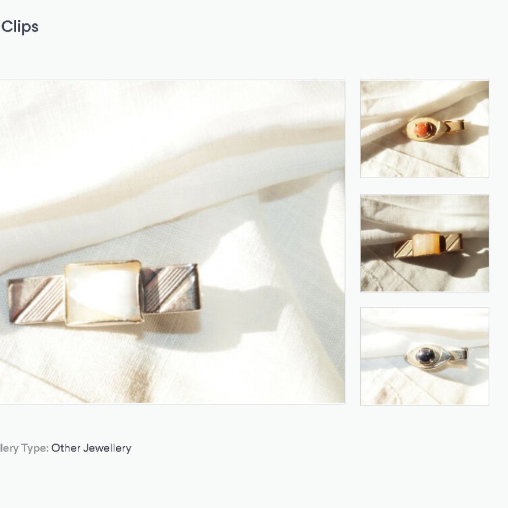 Vintage Tie Clips
